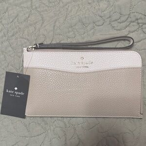 Kate Spade Light Sand Wristlet